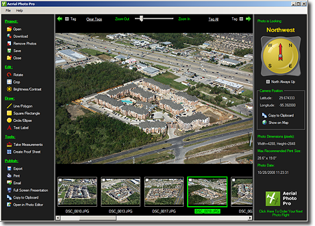 Aerial Photo Pro Software Screenshot